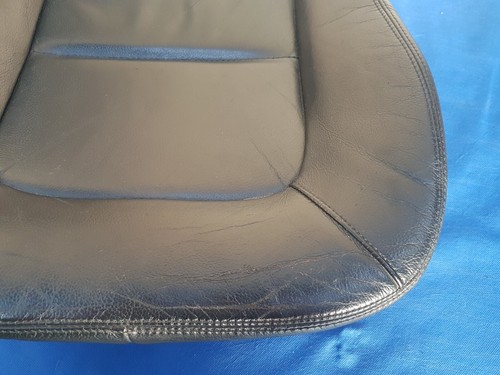 BMW Z3 Roadster + Coupe Fahrer Sitz Kissen Unterteil Leder schwarz black