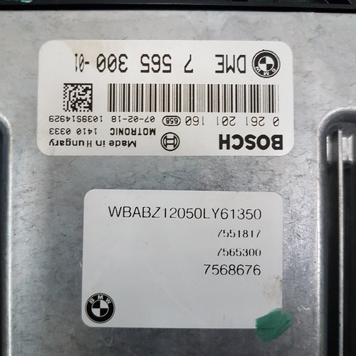 BMW Z4 E85 Motor Steuergerät DME Bosch 7568676 N46 Motor 2 Liter – Bild 3