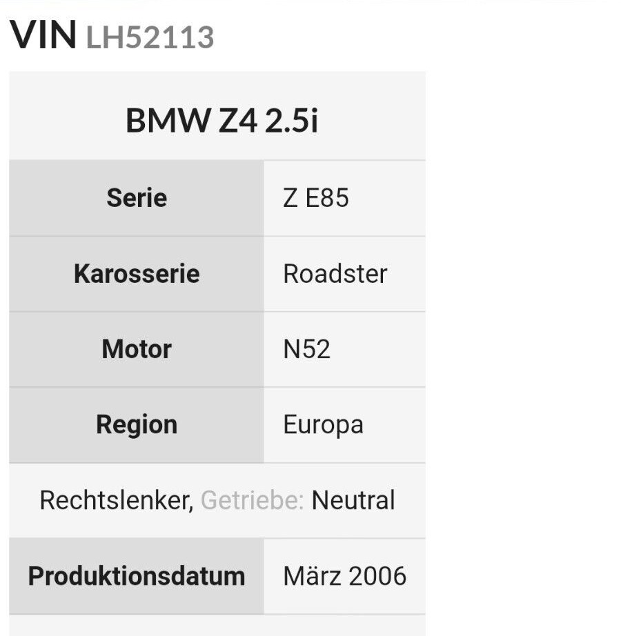 BMW Z4 E85 Kardanwelle 2,5i Antriebswelle Gelenkwelle Schaltgetriebe 7551158 N52 – Bild 5