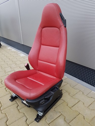 BMW Z3 Roadster Fahrer Sitz LINKS Leder rot snake + Gestell + Motoren ABHOLUNG