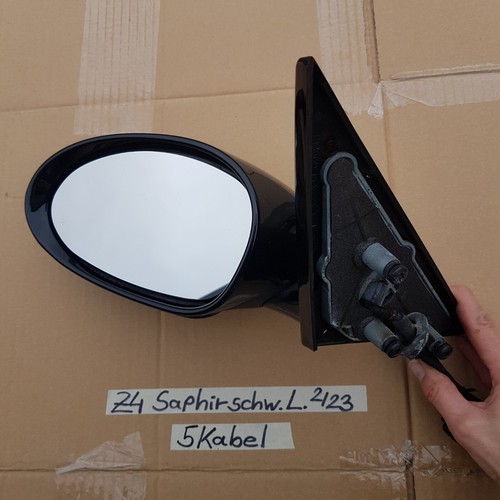 BMW Z4 E85 E86 Seiten Außen Spiegel +  Motor LINKS  saphir schwarz shadow line 