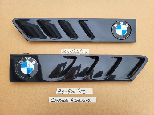 BMW Z3 Roadster Lufteinlass Ki​emen Ziergitter Motorhaube Cosmos Schwarz R+L