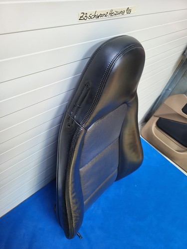 BMW Z3 Roadster Bei Fahrer Sitz Oberteil Lehne Leder schwarz Rückenlehne Heizung – Bild 3