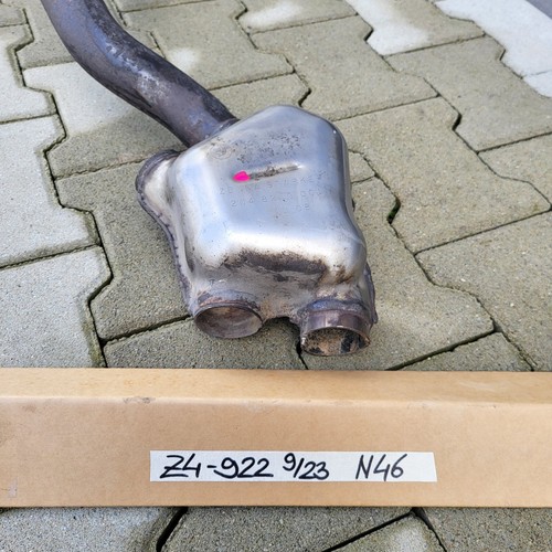 BMW Z4 E85 Auspuff Mittel +  Nachschalldämpfer  N46  Endschalldämpfer 7542922 – Bild 4