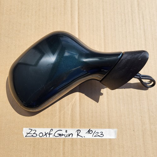 BMW Z3 Roadster + Coupe Seiten Außen Spiegel + Glas + Motor RECHTS Oxford Grün  – Bild 2