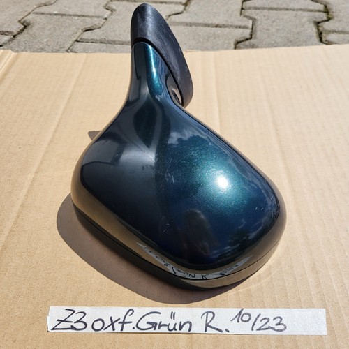 BMW Z3 Roadster + Coupe Seiten Außen Spiegel + Glas + Motor RECHTS Oxford Grün  – Bild 3