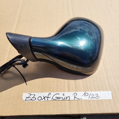 BMW Z3 Roadster + Coupe Seiten Außen Spiegel + Glas + Motor RECHTS Oxford Grün  – Bild 5