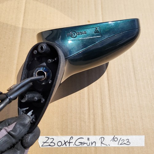 BMW Z3 Roadster + Coupe Seiten Außen Spiegel + Glas + Motor RECHTS Oxford Grün  – Bild 6