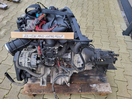BMW Z3 Roadster Motor Engine 1,9 Liter M43 Triebwerk 118 PS Getriebe ABHOLUNG
