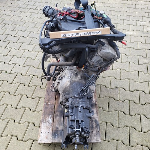BMW Z3 Roadster Motor Engine 1,9 Liter M43 Triebwerk 118 PS Getriebe ABHOLUNG