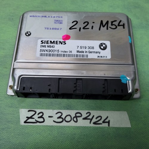 BMW Z3 Motorsteuergerät 7519308  2,2 i Wegfahrsperre EWS Modul Zündschloss M54 – Bild 3