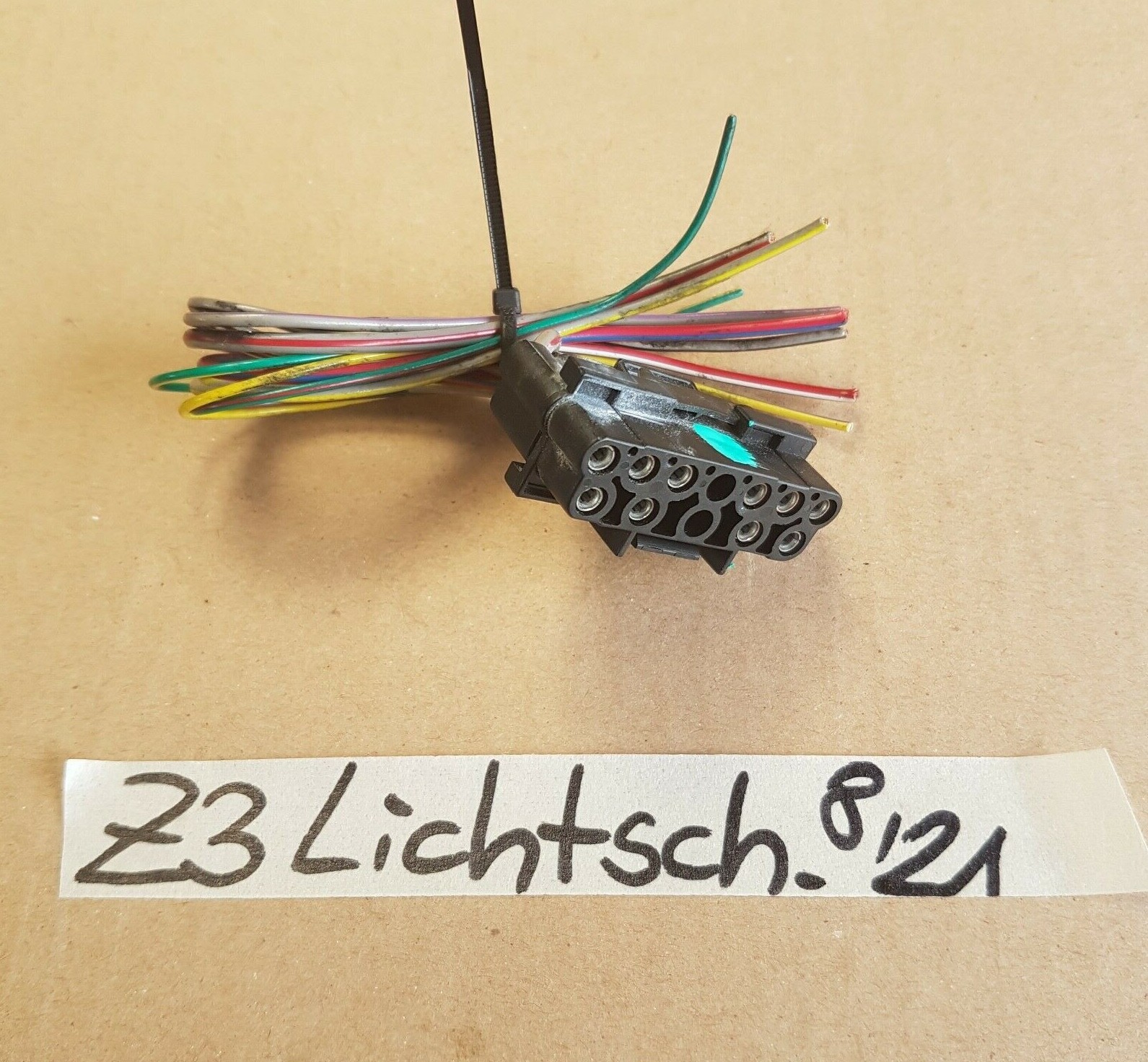 BMW Z3 Roadster Stecker für Licht Schalter mit Kabel Stück abgeschnitten  – Bild 1