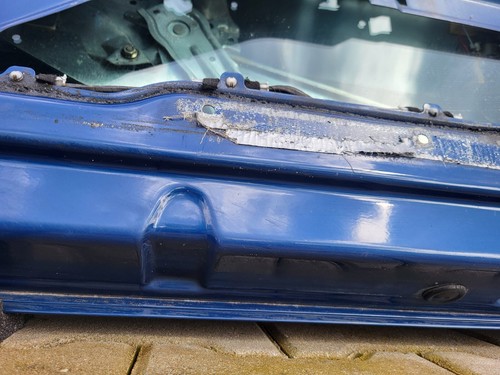 BMW Z3 Roadster Beifahrer Tür rechts Topas Blau mit Fensteheber + Griff ABHOLUNG – Bild 10