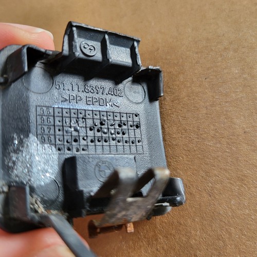 BMW Z3 Roadster Klappe  Stoßstange vorne Verkleidung Abschleppöse 8397402 Blau 