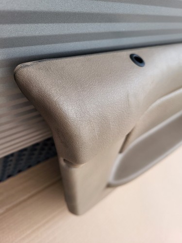 BMW Z3 Roadster Tür Verkleidung Türtafel LINKS + Griff Leder Dot beige  – Bild 6