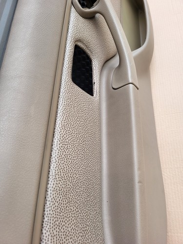 BMW Z3 Roadster Tür Verkleidung Türtafel LINKS + Griff Leder Dot beige  – Bild 7