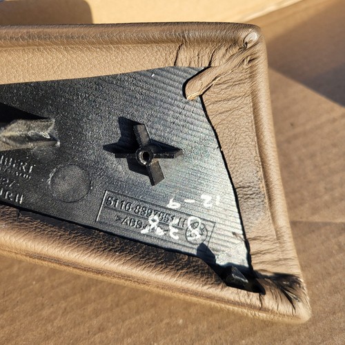 BMW Z3 Bumerang Verkleidung Mittelkonsole Blende rechts + links Voll Leder beige