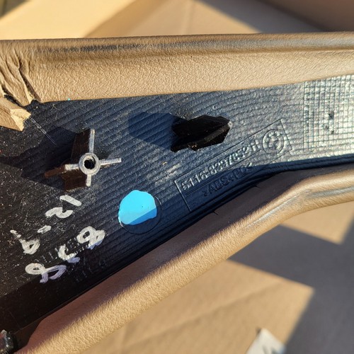 BMW Z3 Bumerang Verkleidung Mittelkonsole Blende rechts + links Voll Leder beige