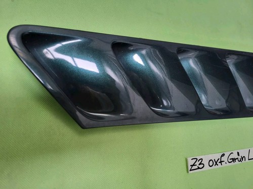 BMW Roadster Z3 Lufteinlass Ki​emen Ziergitter Motorhaube oxford grün LINKS
