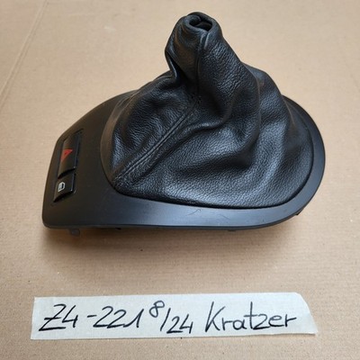 BMW Z4 E85 E86 Schaltsack Leder Manschette Blende Schaltkulisse 7026221 schwarz – Bild 4