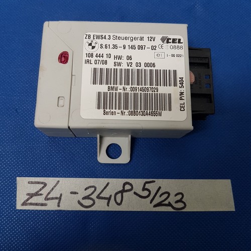 BMW Z4 E85 Motorsteuergerät N52 Motor  7581348 EWS Modul Schlüssel Zündschloss – Bild 3