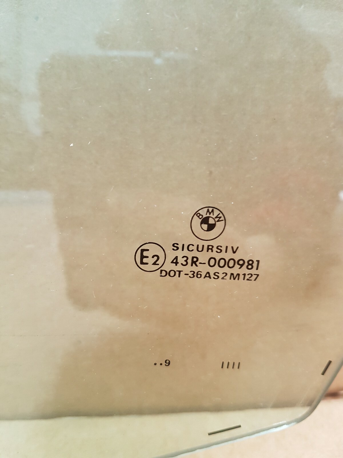 BMW E46 Limo Touring Seiten Scheibe Fenster Glas VORNE LINKS Fahrer Seite ABHOLU