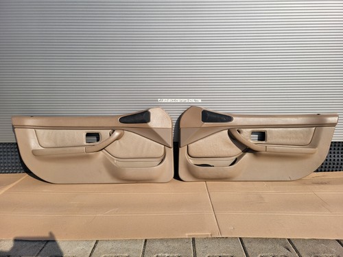 BMW Z3 Roadster Türverkleidung Türtafel Tür Pappe Voll Leder Griff rechts links – Bild 1