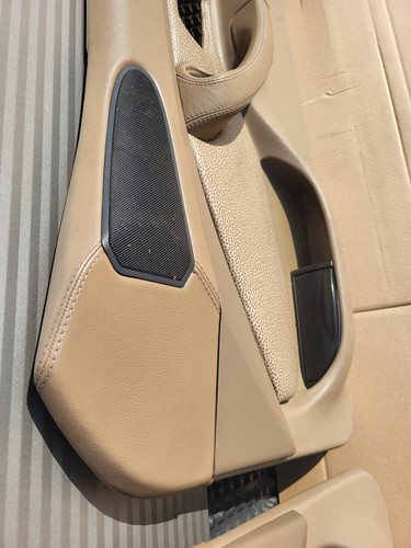 BMW Z3 Roadster Türverkleidung Türtafel Tür Pappe Voll Leder Griff rechts links – Bild 12