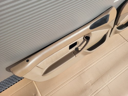 BMW Z3 Roadster Türverkleidung Türtafel Tür Pappe Voll Leder Griff rechts links – Bild 4