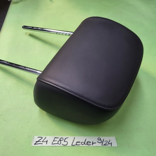 BMW Z4 E85 Kopfstütze für Fahrer ODER Beifahrer Sitz Leder Schwarz Black