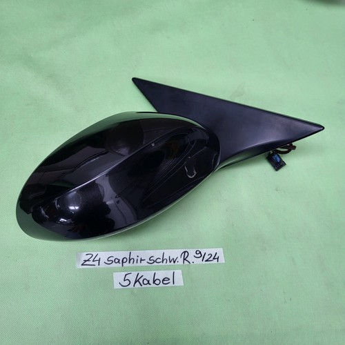BMW Z4 E85 Seiten Außen Spiegel +  Motor RECHTS Saphir schwarz Black metallic