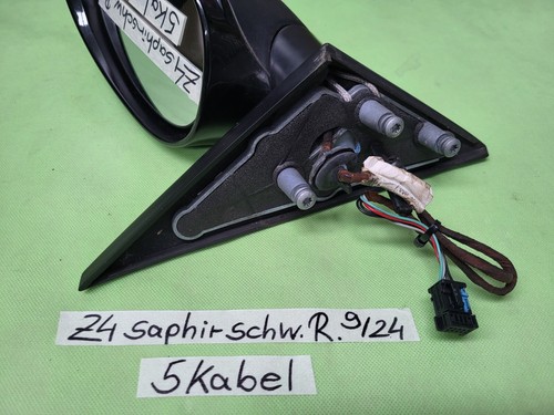 BMW Z4 E85 Seiten Außen Spiegel +  Motor RECHTS Saphir schwarz Black metallic