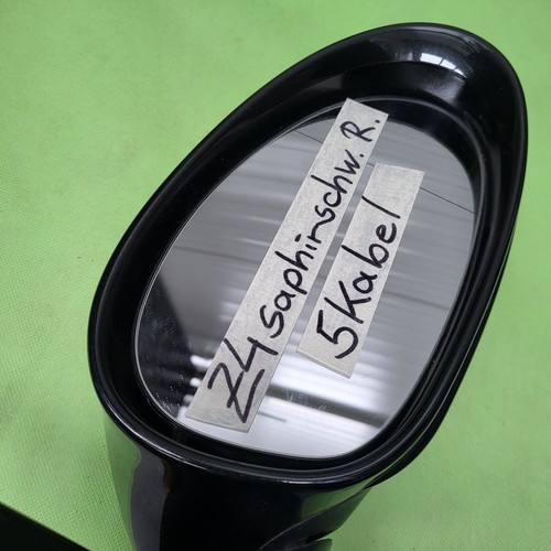 BMW Z4 E85 Seiten Außen Spiegel +  Motor RECHTS Saphir schwarz Black metallic