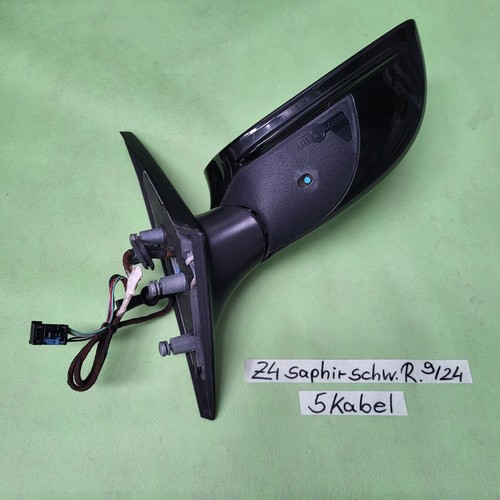 BMW Z4 E85 Seiten Außen Spiegel +  Motor RECHTS Saphir schwarz Black metallic