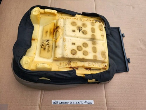 Sitzkissen BMW Z3 Beifahrer Sitz Unterteil Leder beige Bezug + Polster RECHTS