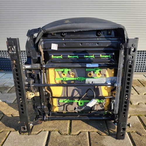 BMW Z4 E85 Beifahrer Sitz Unterteil Leder Schwarz + Gestell Schiene Manuell 