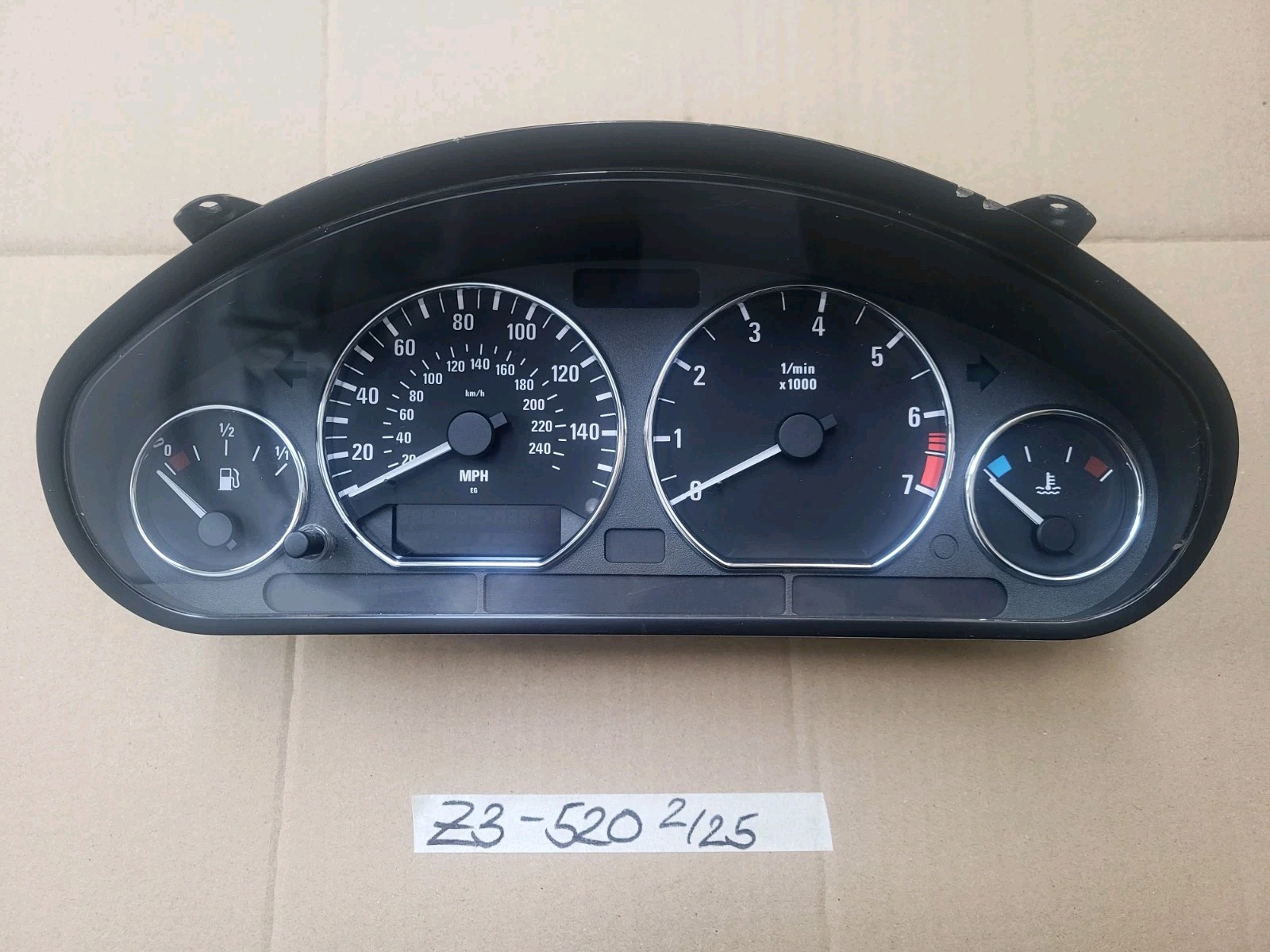 BMW Z3 Roadster Meilen Tacho Kombi  Instrument Tachometer 6901520  – Bild 1