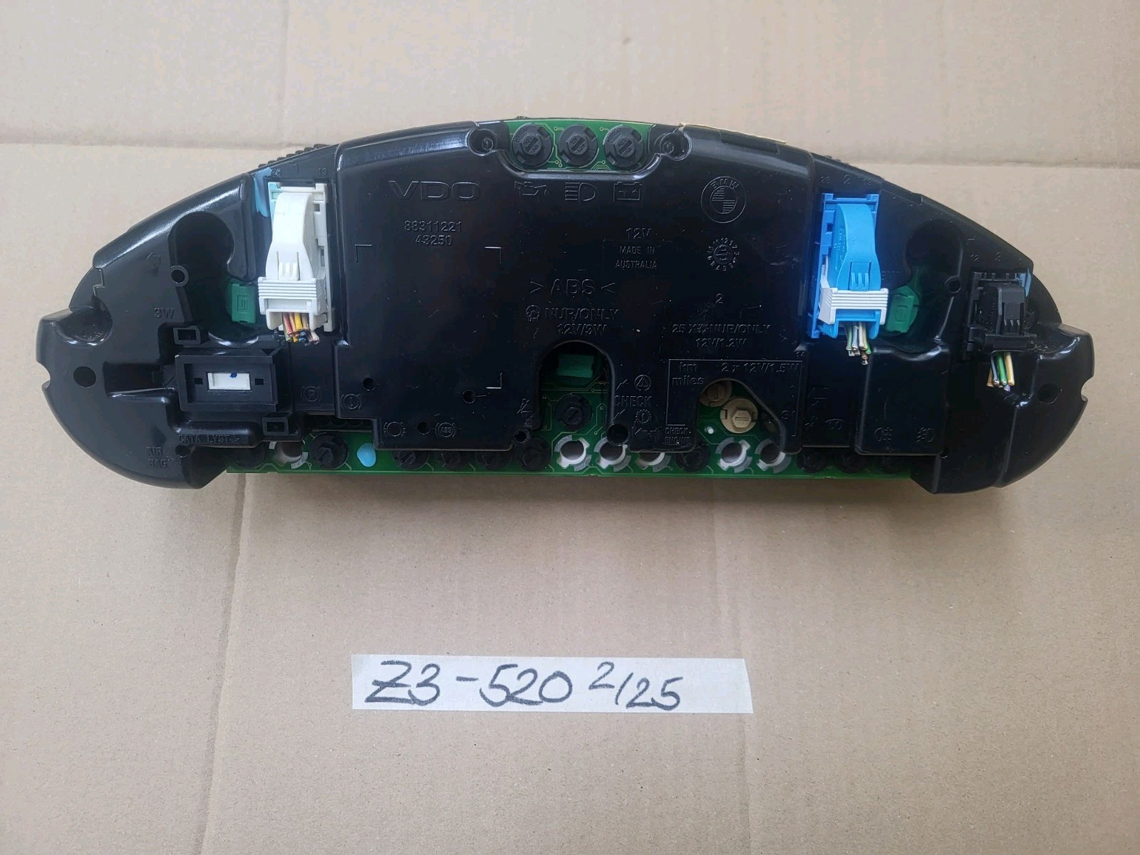 BMW Z3 Roadster Meilen Tacho Kombi  Instrument Tachometer 6901520  – Bild 4