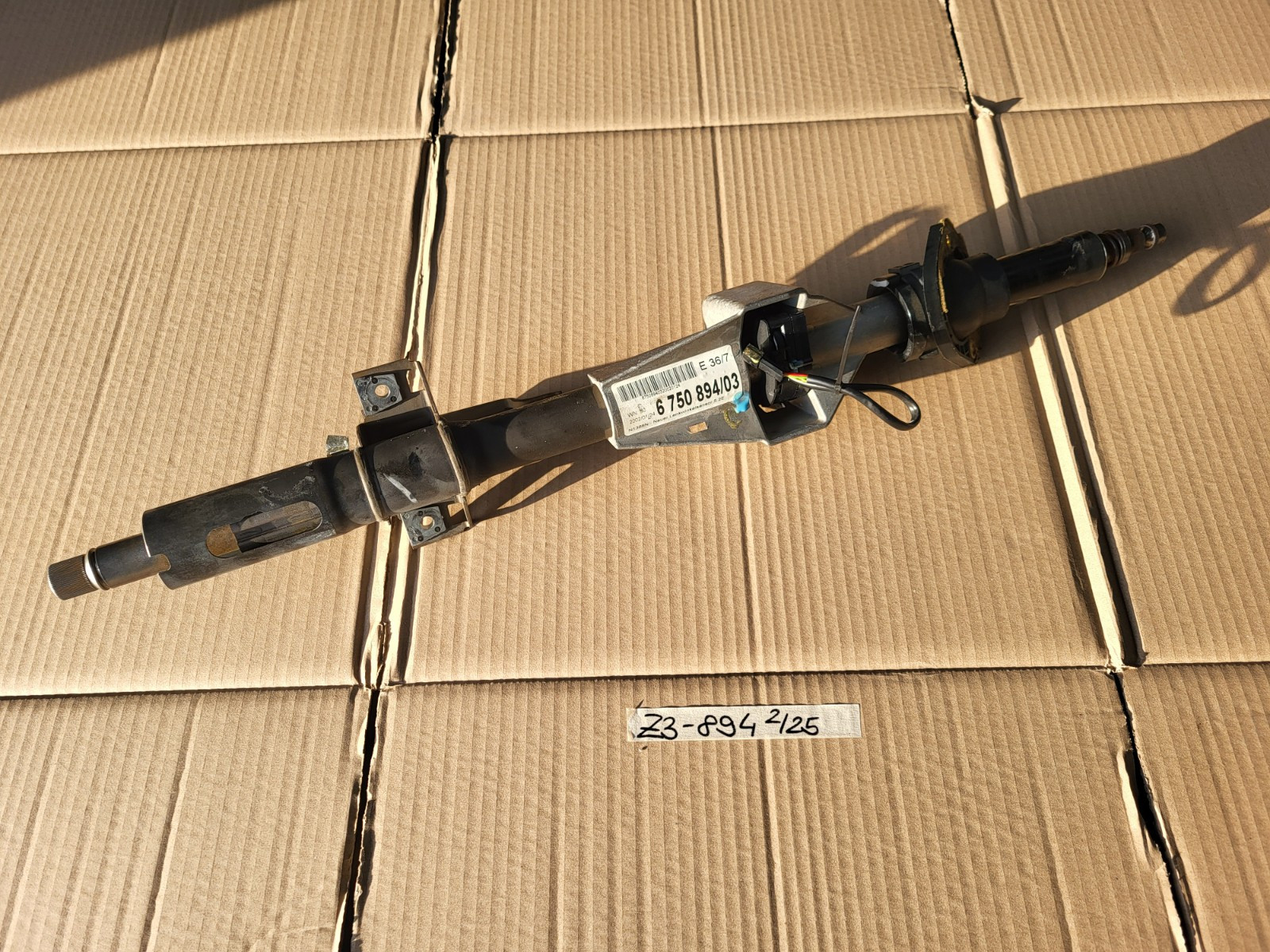 BMW Z3 Facelift Lenksäule Lenk Spindel Säule Lenkstock 6750894 Lenkwinkelsensor – Bild 1
