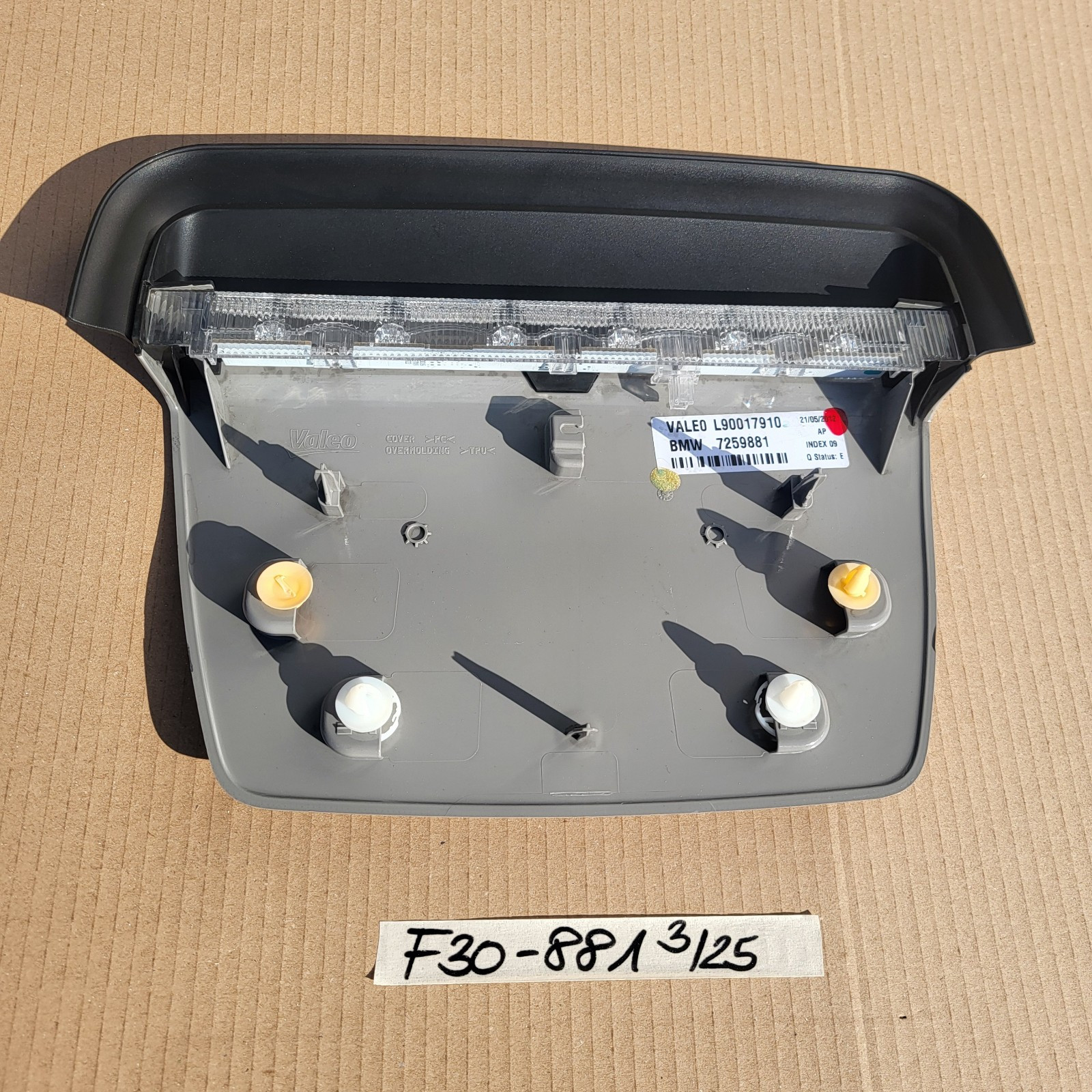 BMW F30 F35 Dritte Bremsleuchte 7259881 Zusatzbremsleuchte 3. Bremslicht grau