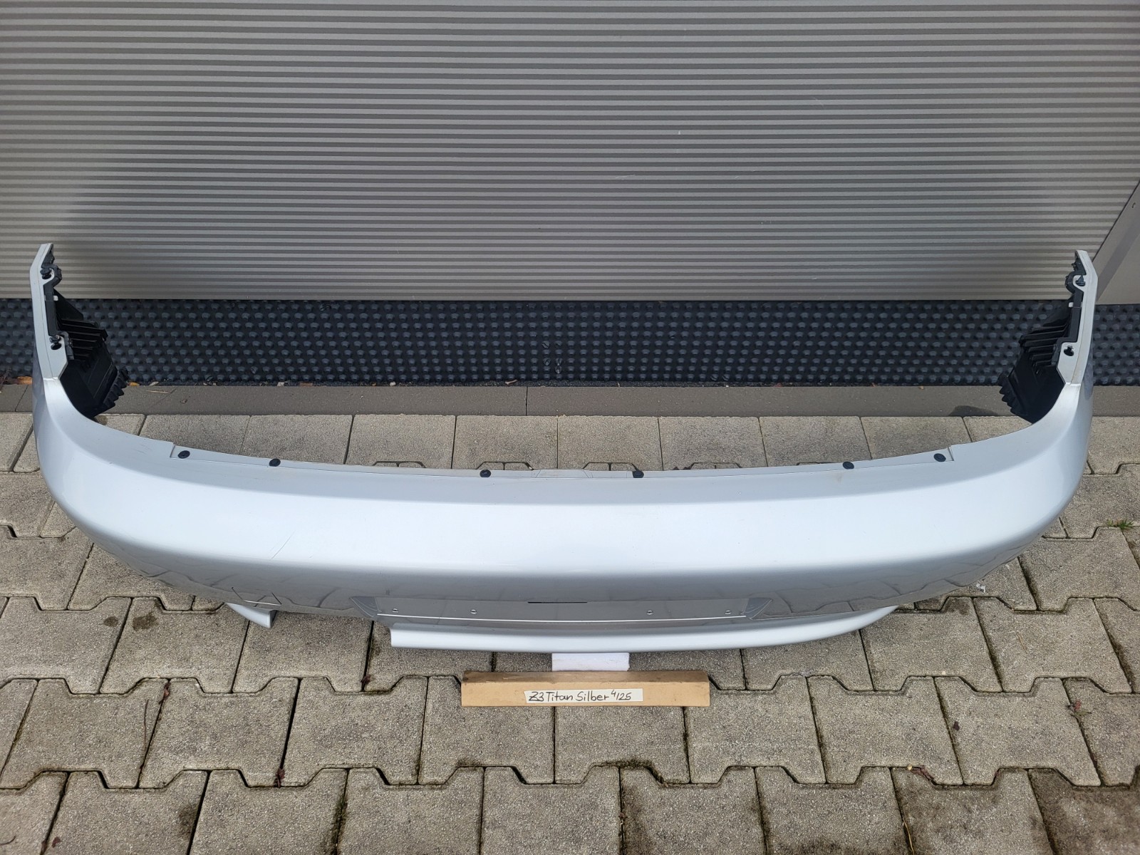 BMW Z3 Facelift Heck Stoßstange Stoßfänger HINTEN Heckschürze Silber ABHOLUNG  – Bild 2