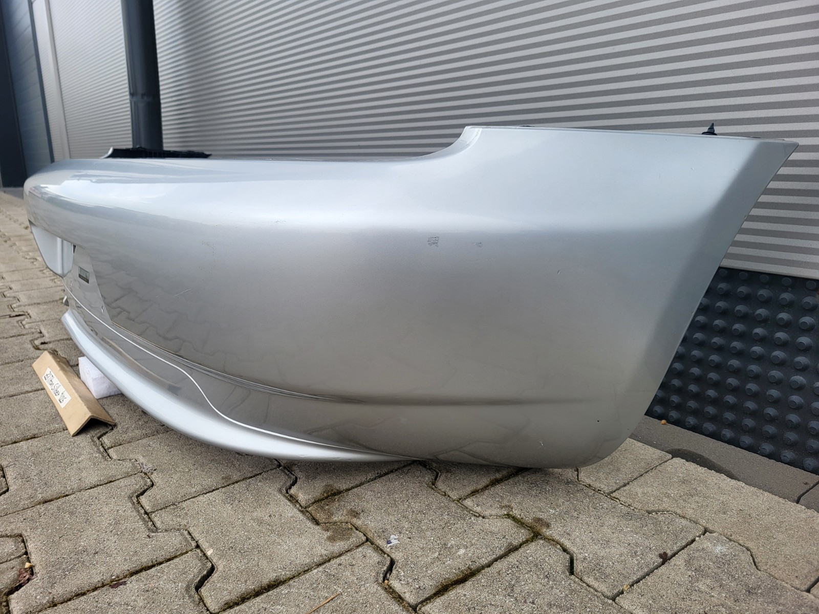 BMW Z3 Facelift Heck Stoßstange Stoßfänger HINTEN Heckschürze Silber ABHOLUNG  – Bild 3