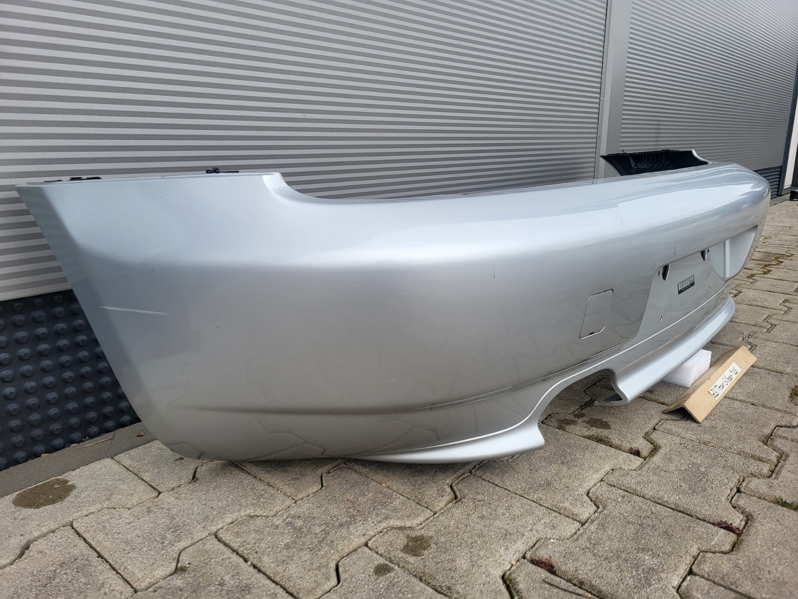 BMW Z3 Facelift Heck Stoßstange Stoßfänger HINTEN Heckschürze Silber ABHOLUNG  – Bild 6