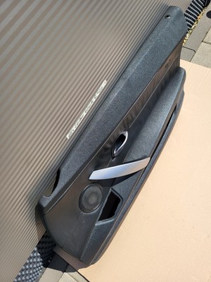 Türverkleidung BMW Z4 E85 Tür Verkleidung Türtafel Leder Oregon  schwarz RECHTS