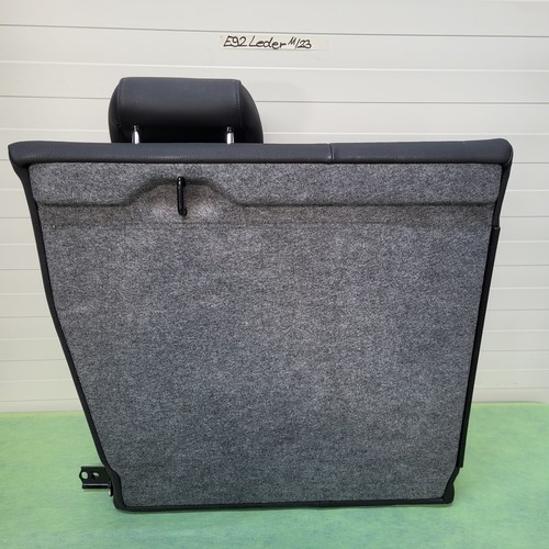 BMW E92 Coupe Rückbank Oberteil LINKS Leder schwarz Rücksitz Lehne ABHOLUNG 