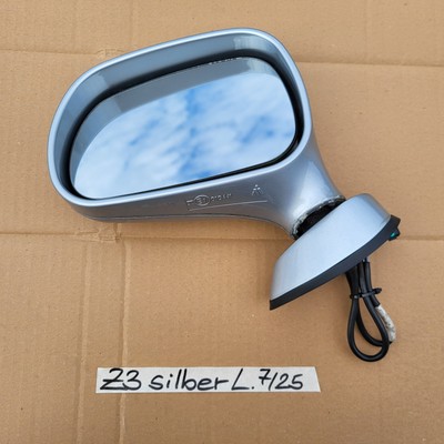 BMW Z3 Roadster Seiten Außen Spiegel Glas + Motor LINKS Arktis Silber Metallic  – Bild 2