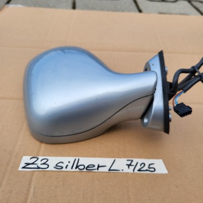 BMW Z3 Roadster Seiten Außen Spiegel Glas + Motor LINKS Arktis Silber Metallic  – Bild 5