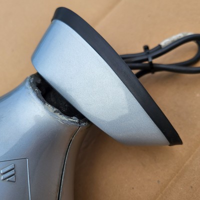 BMW Z3 Roadster Seiten Außen Spiegel Glas + Motor LINKS Arktis Silber Metallic  – Bild 9