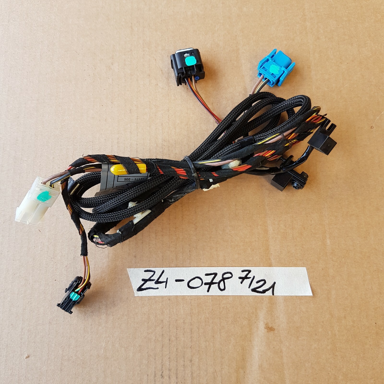 BMW Z4 E85 Roadster Kabelbaum für E-Dach VORNE Verdeck Motor Kabel 612078  – Bild 1