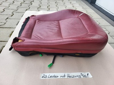BMW Z3 Roadster Fahrer Sitz Unterteil Leder rot Bezug + Polster + Sitzheizung  – Bild 5